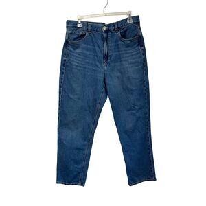 American Eagle Blue Jeans Relaxed Mom Jeans Size 12 Short